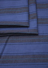 Костюмно-плательный шерстяной твид с добавлением хлопка, красно-синяя полоска фото 3