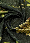 Трикотаж люрекс с цветочным принтом Gucci фото 2
