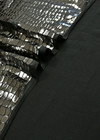 Трикотаж сетка с чешуйками под крокодила серый Versace фото 3
