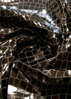 Трикотаж сетка с чешуйками под крокодила Versace фото 2