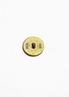 Пуговица золотистый металл черная эмаль обручальные кольца 23 мм к-22 фото 3