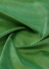 Ткань вельвет хлопковый зеленый фото 2