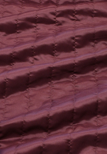 Ткань подкладочная стежка с утеплителем бордовый