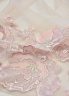 Вышивка 3D жемчужно розовая кайма цветы (DG-0406) фото 4