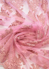 Кружево розовое цветы (DG-9726) фото 2