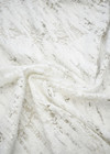 Свадебное кружево травка цветочный узор белое (DG-7447) фото 4