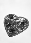 Дизайнерская аппликация черное сердце звезда пайетки (GG-8370) фото 2