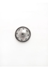 Пуговица из металла на ножке винтажное серебро звездное небо 15 мм фото 2