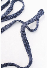 Косичка плетеная для отделки синяя (FF-2020) фото 2
