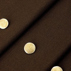 Пуговица на ножке пальтовая золотая в металле 24 мм фото 3