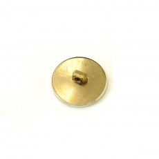 Пуговица на ножке пальтовая золотая в металле 24 мм фото 4