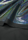 Лакированная ткань черный хамелеон (LV-62001) фото 2