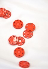 Кнопка flatback пластик красная 20мм Fiocchi (GG-8370) фото 1