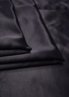 Атлас натуральный костюмный дюшес черный (LV-0391) фото 2