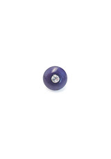 Пуговица блузочная фиолетовая со стразой 10 мм фото 2
