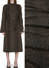 Пальтовая шерсть с кашемиром леопардовый коричневый драп фото 1