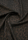 Пальтовая шерсть с кашемиром леопардовый коричневый драп фото 2