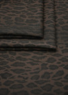 Пальтовая шерсть с кашемиром леопардовый коричневый драп фото 3
