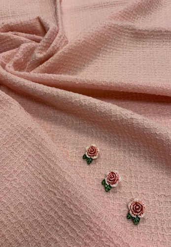 Букле Шанель в розовом цвете (alm01036)