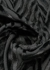 Пальтовая шерсть черная зигзаги фото 2