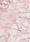 Вышивка на сетке с пайетками розовая фото 3