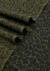 Твид шерсть оливковый леопард фото 3