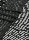 Вышивка на сетке черная с пайетками и бахромой фото 3