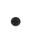 Пуговица пластик на 4 прокола черная Mackintosh 25 мм фото 1
