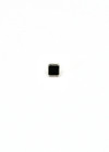 Пуговица блузочная пластик квадратная черная эмаль 8 мм к-14 фото 1