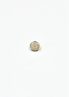Пуговица блузочная пластик круглая золотистый цветок 10 мм к-14 фото 1