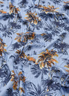 Штапель пальмы на голубом фото 4