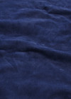 Замша стрейч натуральная темно-синий фото 3