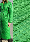 Ткань стеганая зеленая фото 1