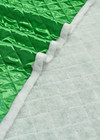 Ткань стеганая зеленая фото 3