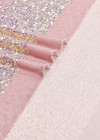 Ткань пайетки на сетке розовые фото 3