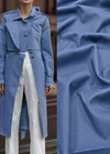 Тренчевая ткань Mackintosh голубая фото 1