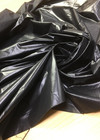 Плащевая ткань Монклер черного насыщенного цвета фото 3