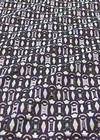 Жаккард стрейч с геометрическим орнаментом фиолетовый фото 4
