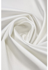 Атлас стрейч белый костюмный (LV-4771) фото 3