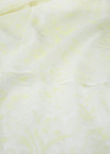 Шифон деворе шелк молочный бархатный узором (LV-6799) фото 3