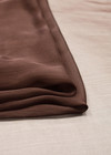 Шифон шелковый жатый коричневый (LV-5591) фото 3