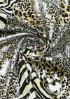 Джинс хлопковый Леопардовая абстракция с глиттером Just Cavalli фото 2