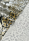 Джинс хлопковый Леопардовая абстракция с глиттером Just Cavalli фото 3