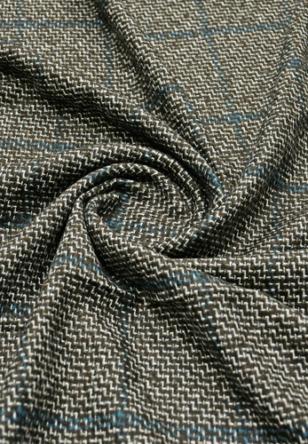 Костюмная ткань шёлк с шерстью