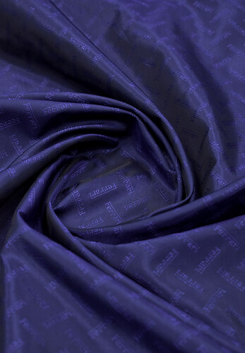 Подкладочная вискоза жаккард индиго Италия Ratti