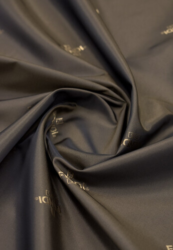 Жаккардовый подклад Fendi коричневый