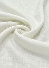 Итальянский лен рубашечный белый с молочным оттенком фото 2