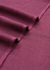 Итальянский плательно-рубашечный лён бордовый фото 3
