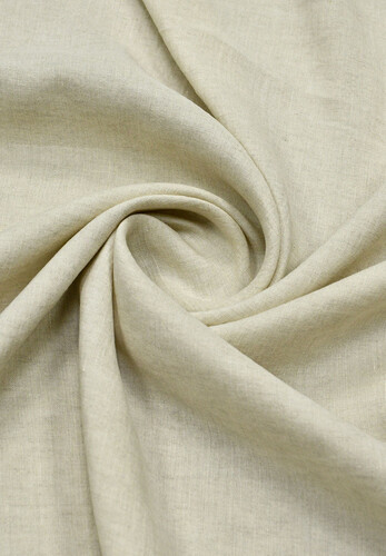 Кликните для увеличения изображения Итальянский плательно-рубашечный лён бежевый