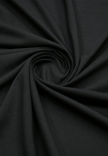 Кликните для увеличения изображения Итальянский трикотаж кулирка черный